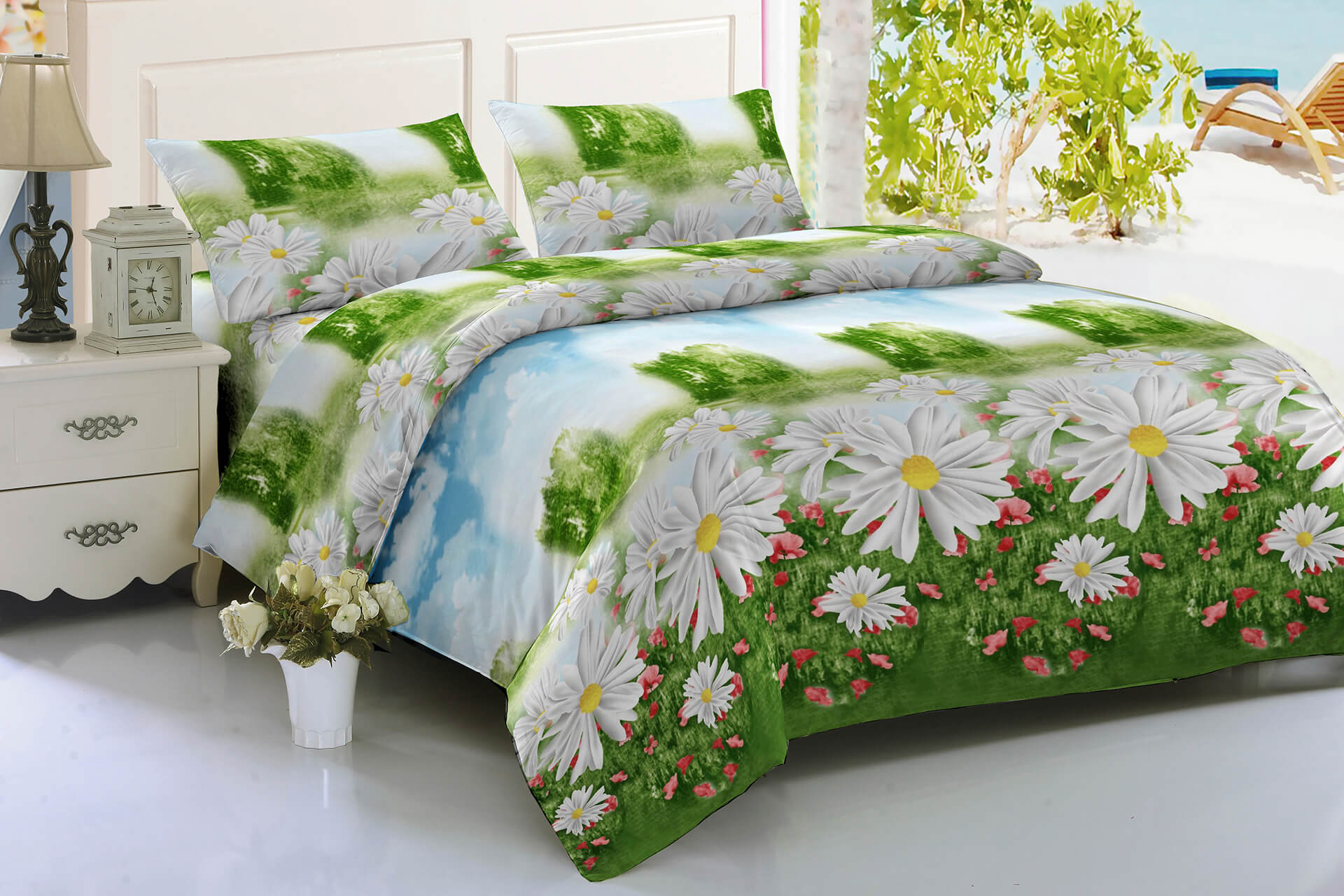 Digital floral printing